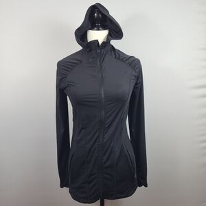 Coolibar Womens Full Zip-up Jacket Athletic Sporty Size XXS Black